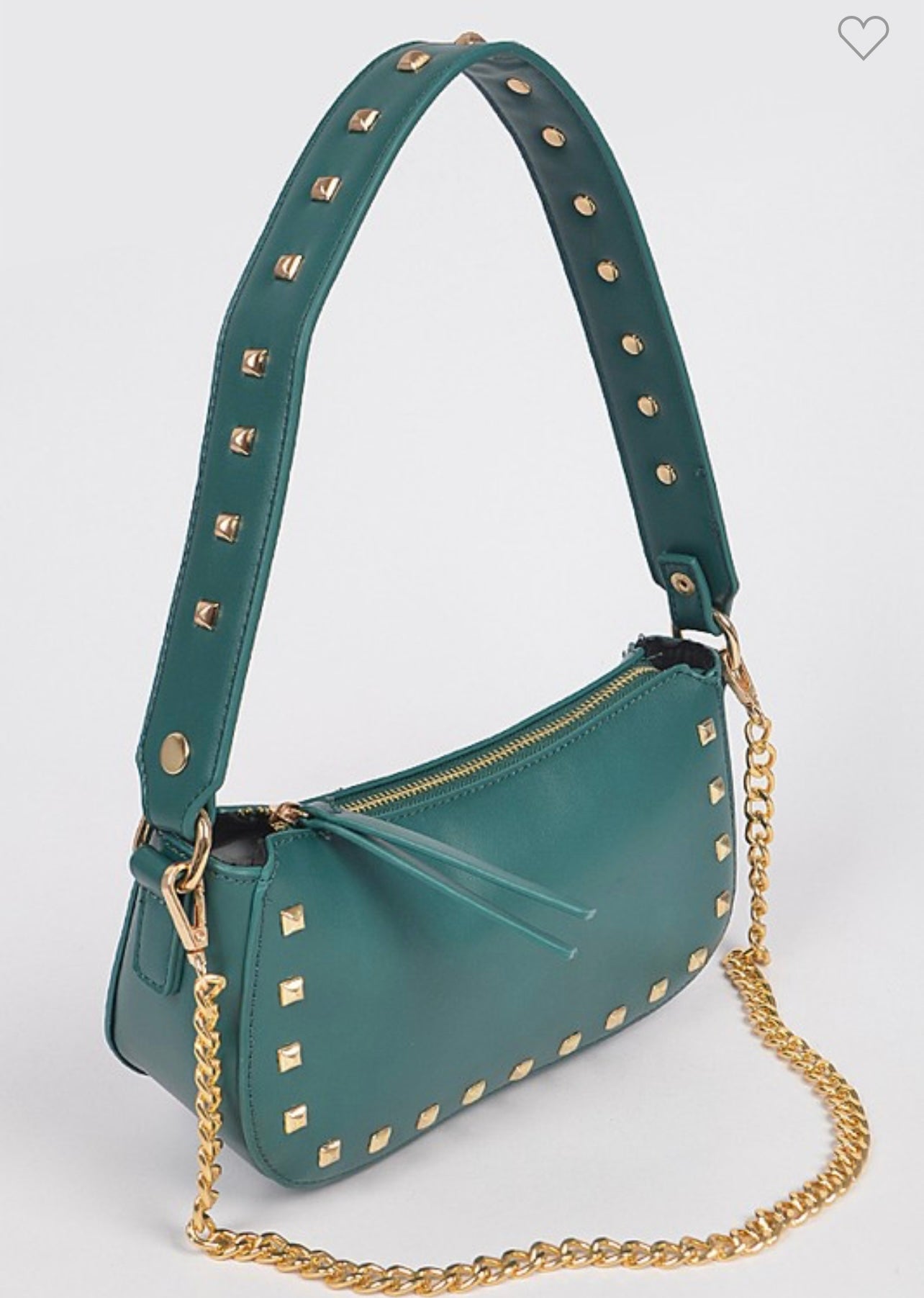 Studded Chain Shoulder Bag