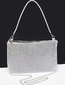 Shinny Acrylic Mesh Handle Bag