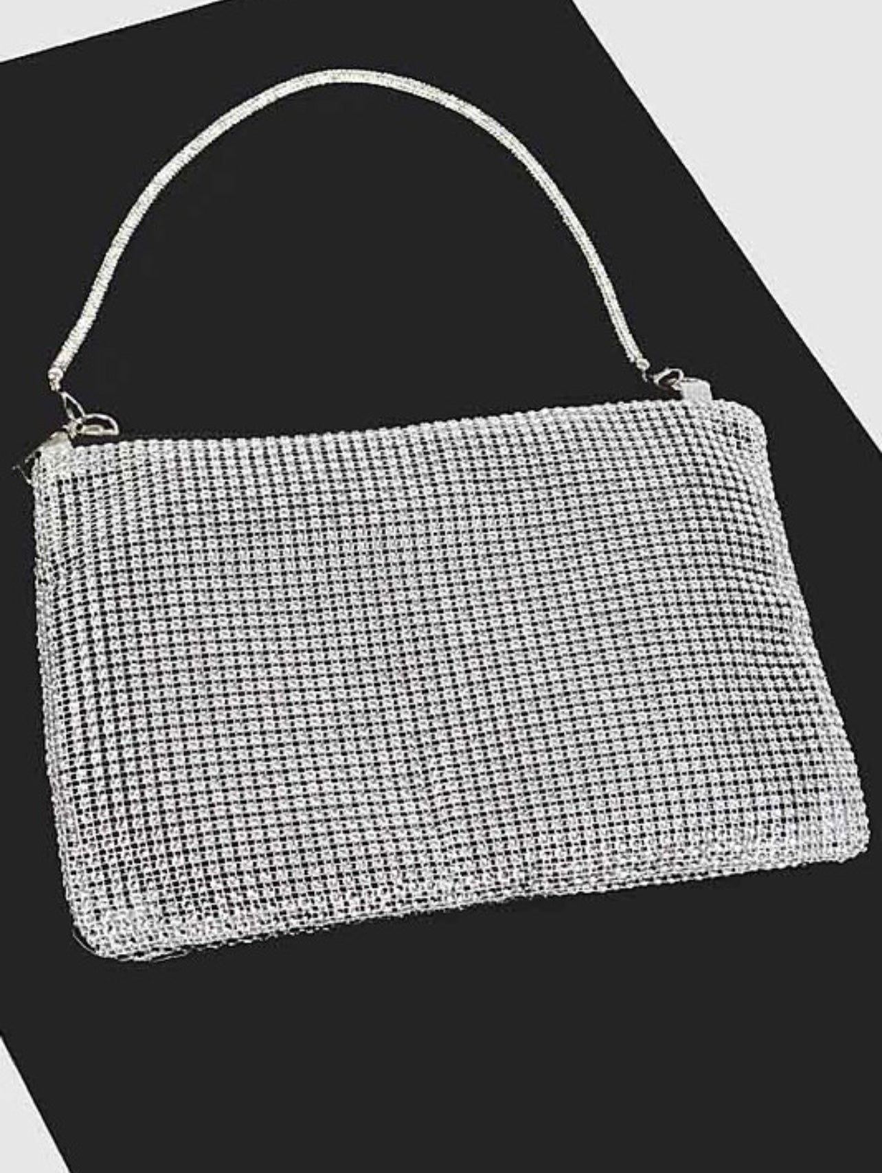 Shinny Acrylic Mesh Handle Bag