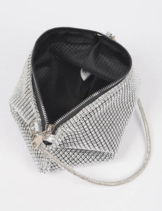 Shinny Acrylic Mesh Handle Bag