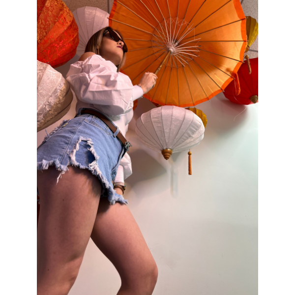 Vibrant Denim skort