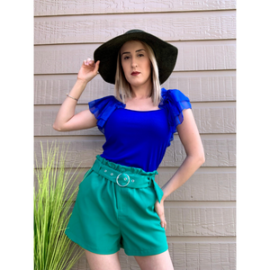 Ruffle SLV Top