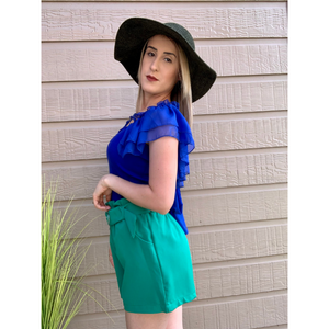 Ruffle SLV Top