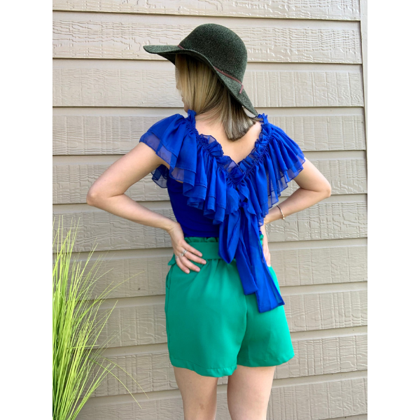 Ruffle SLV Top