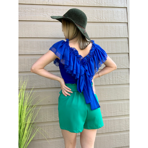 Ruffle SLV Top