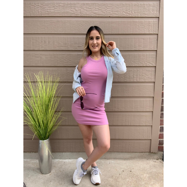 Daylight Delicate Sleeveless Knit Mini Dress