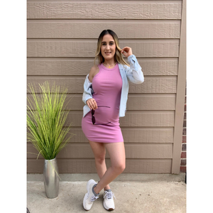 Daylight Delicate Sleeveless Knit Mini Dress