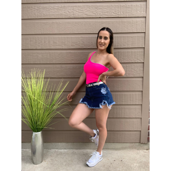 Vibrant Denim skort