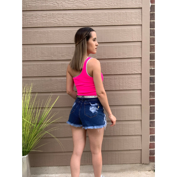 Vibrant Denim skort