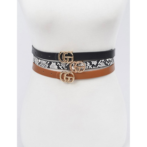 3PCS Multi CG Buckle Belt