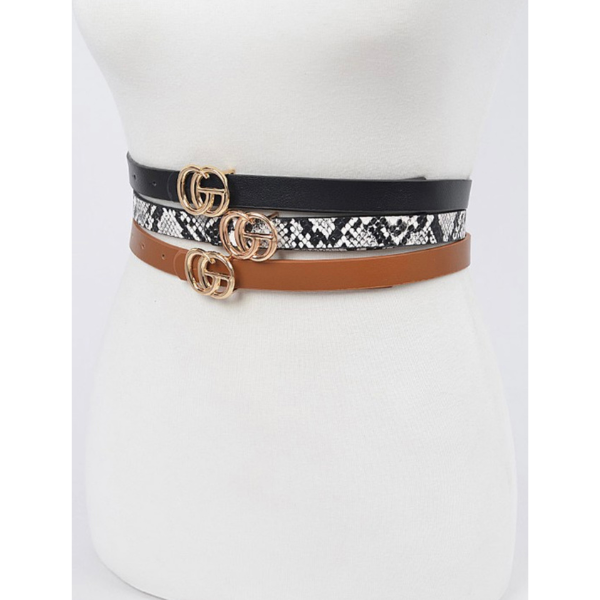 3PCS Multi CG Buckle Belt