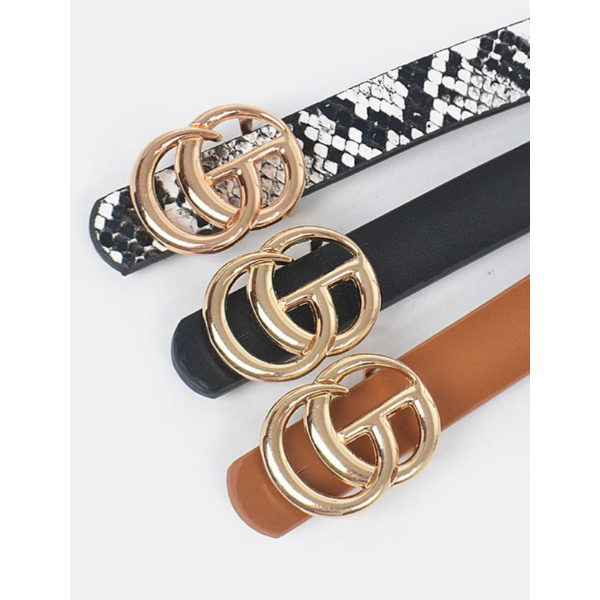 3PCS Multi CG Buckle Belt