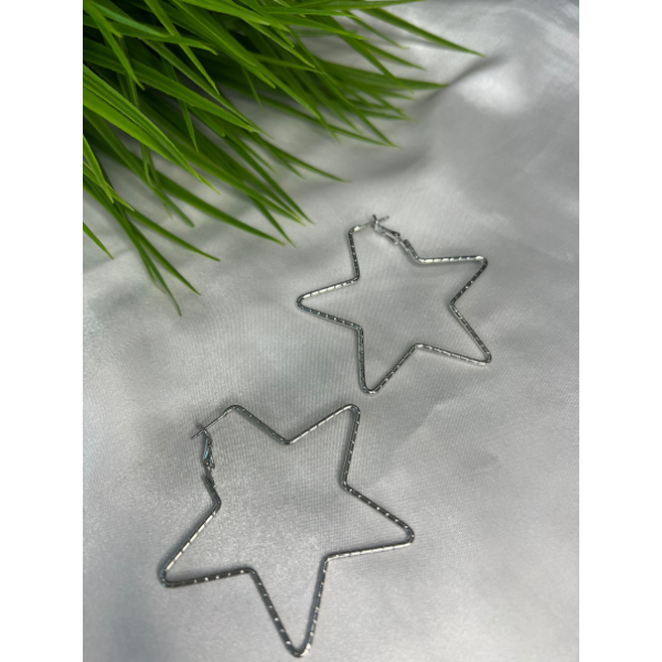 14K Gold Filled Metal Star Earrings